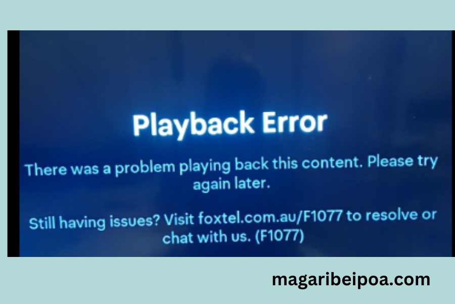 Foxtel error f1077 (Easy fix)