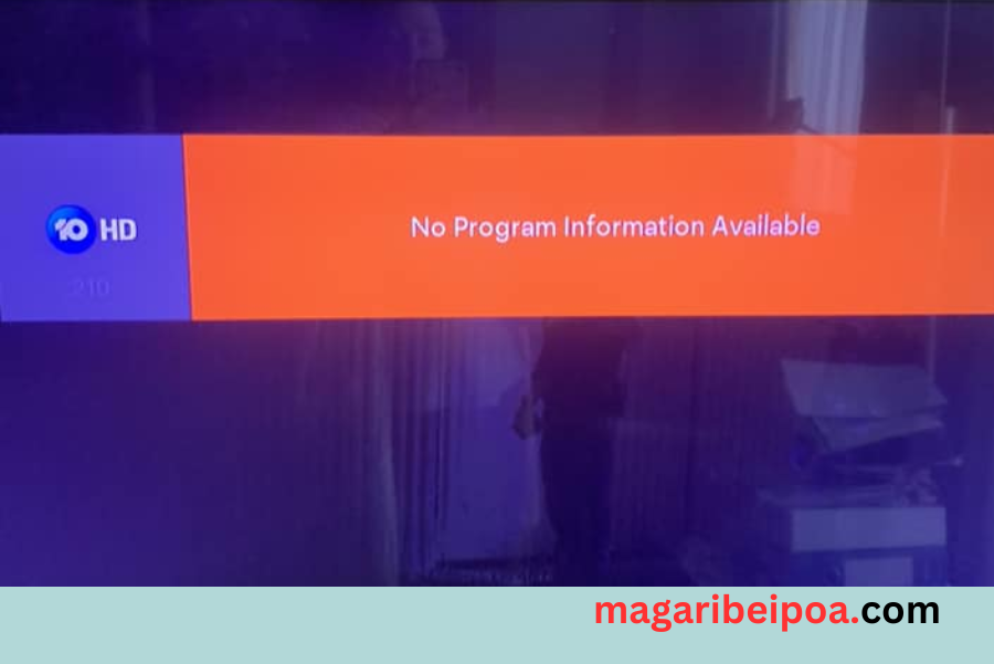 Foxtel no program information available (Easy Fix)