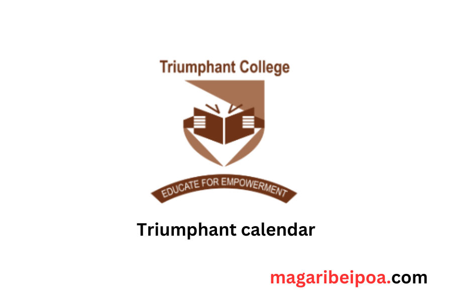 Triumphant college Timetable 2023/2024 | New Calendar