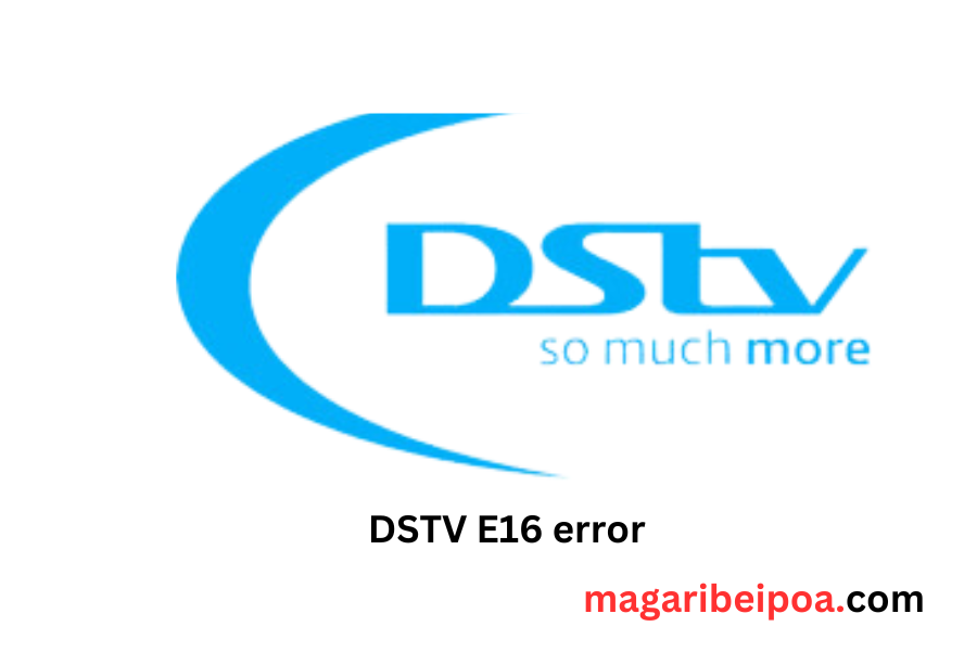How to clear E16 error on DSTV (very easy)