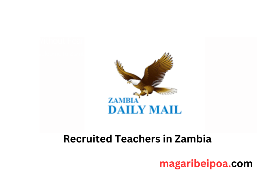 List of Recruited Teachers in Zambia 2023/2024 PDF