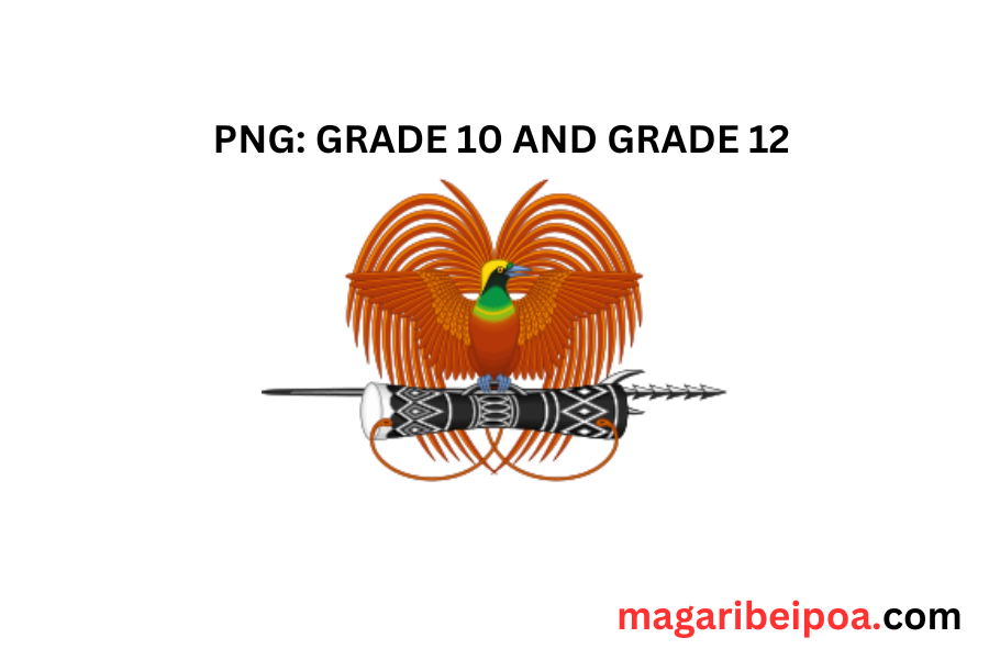 My PNG Exam results Grade 10 & Grade 12 2023/2024