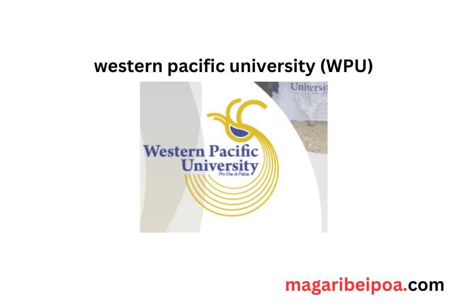 western pacific university (WPU) Fee structure PNG
