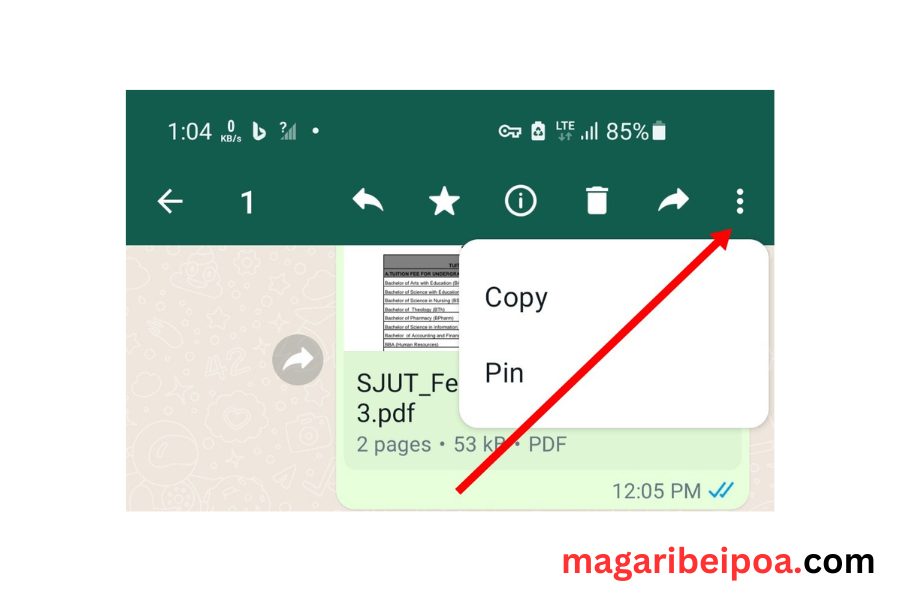 whatsapp not showing edit option (here is why)