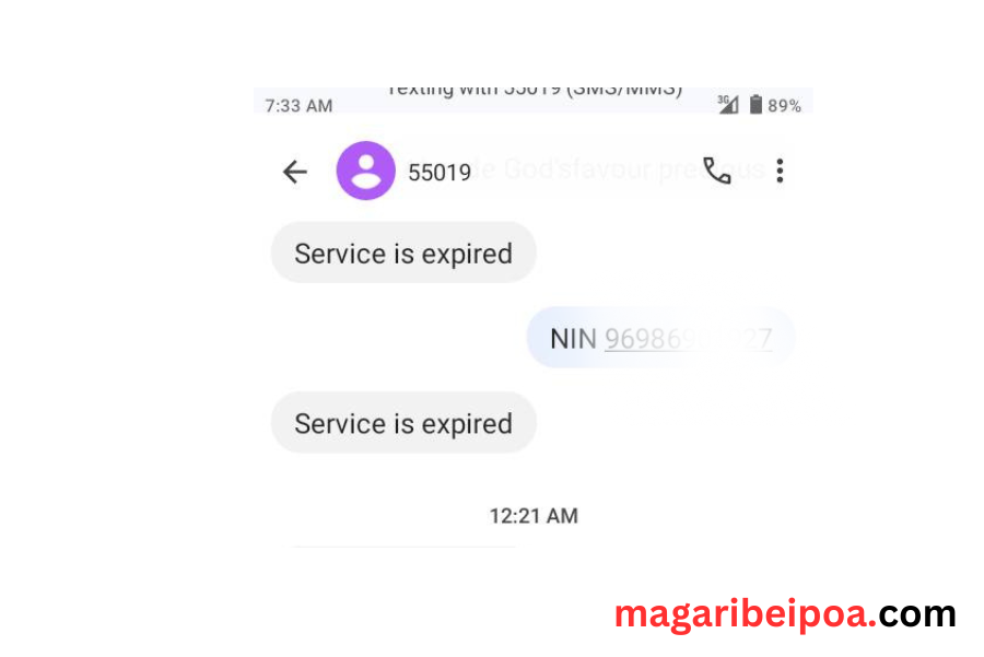 JAMB profile code service is expired what does it mean?