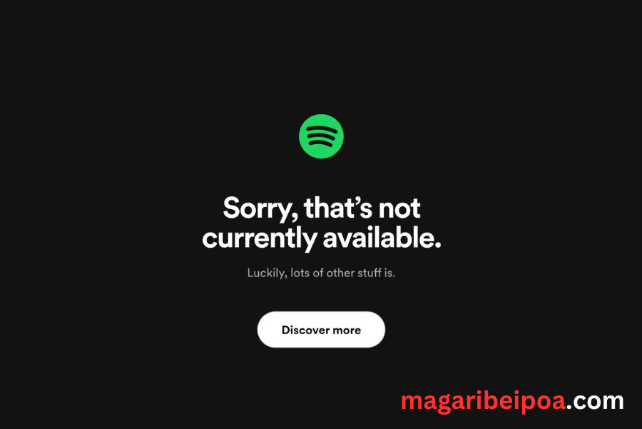 sorry that's not currently available Spotify audiobook (Easy fix)