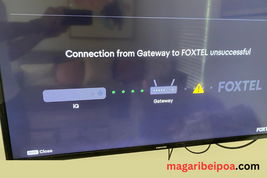 Connection from gateway to Foxtel unsuccessful (Easy fix)