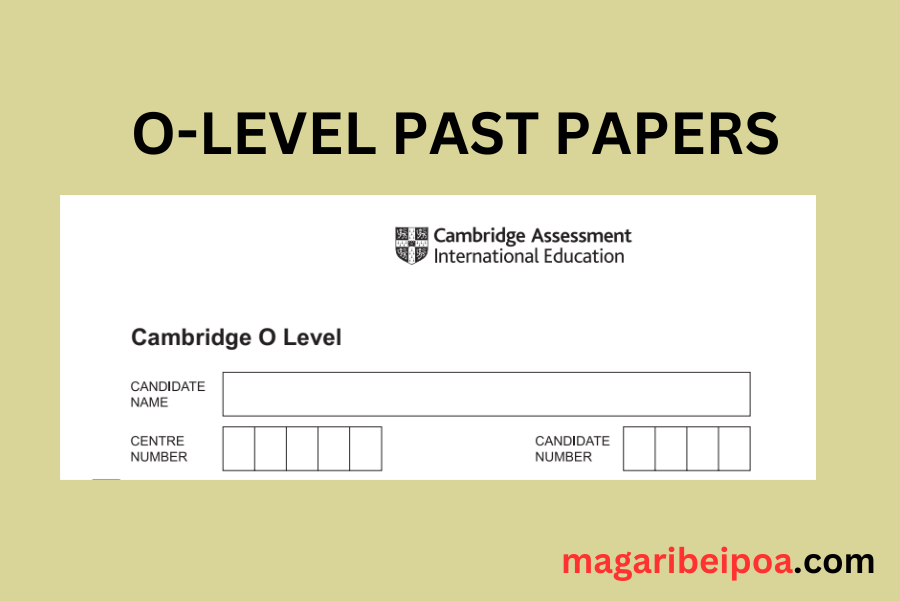 Cambridge O Level Mathematics past papers & Marking scheme 