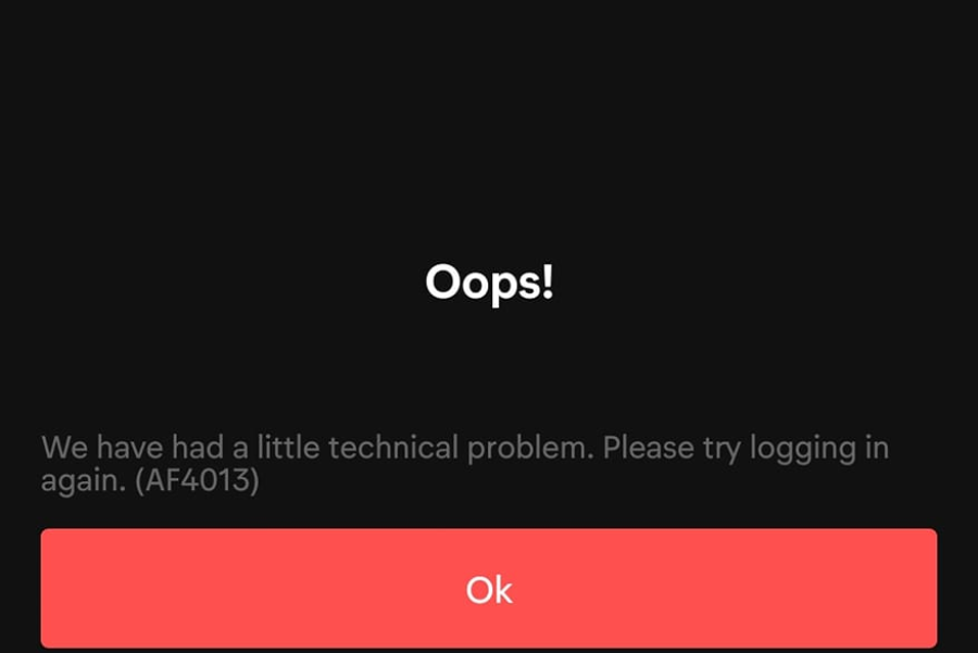 How to fix af4013 error on Foxtel Go