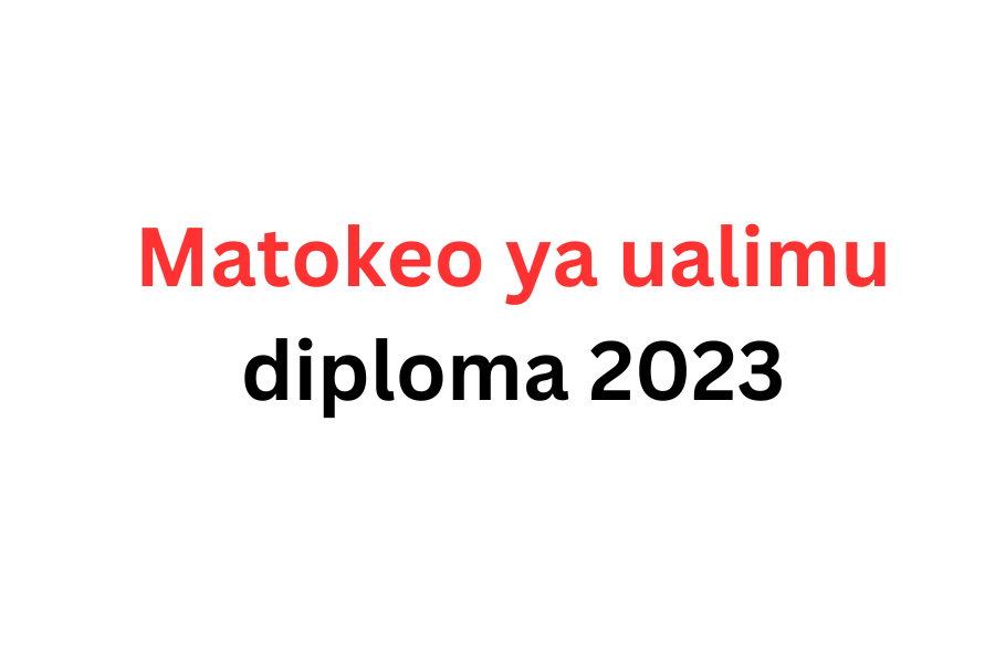 Matokeo ya ualimu diploma 2023 | DSEE Results